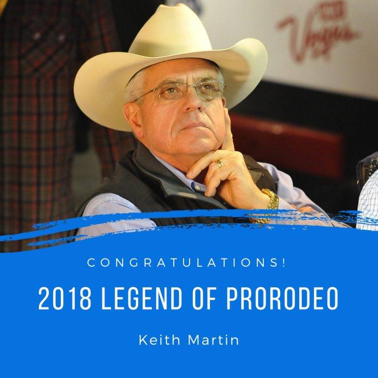 Keith Martin named 2018 Legend of ProRodeo - ProRodeo Hall of Fame and ...