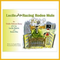 Lecile and the Racing Rodeo Mule available on the ProRodeo Hall of Fame online store. Click image to purchase.